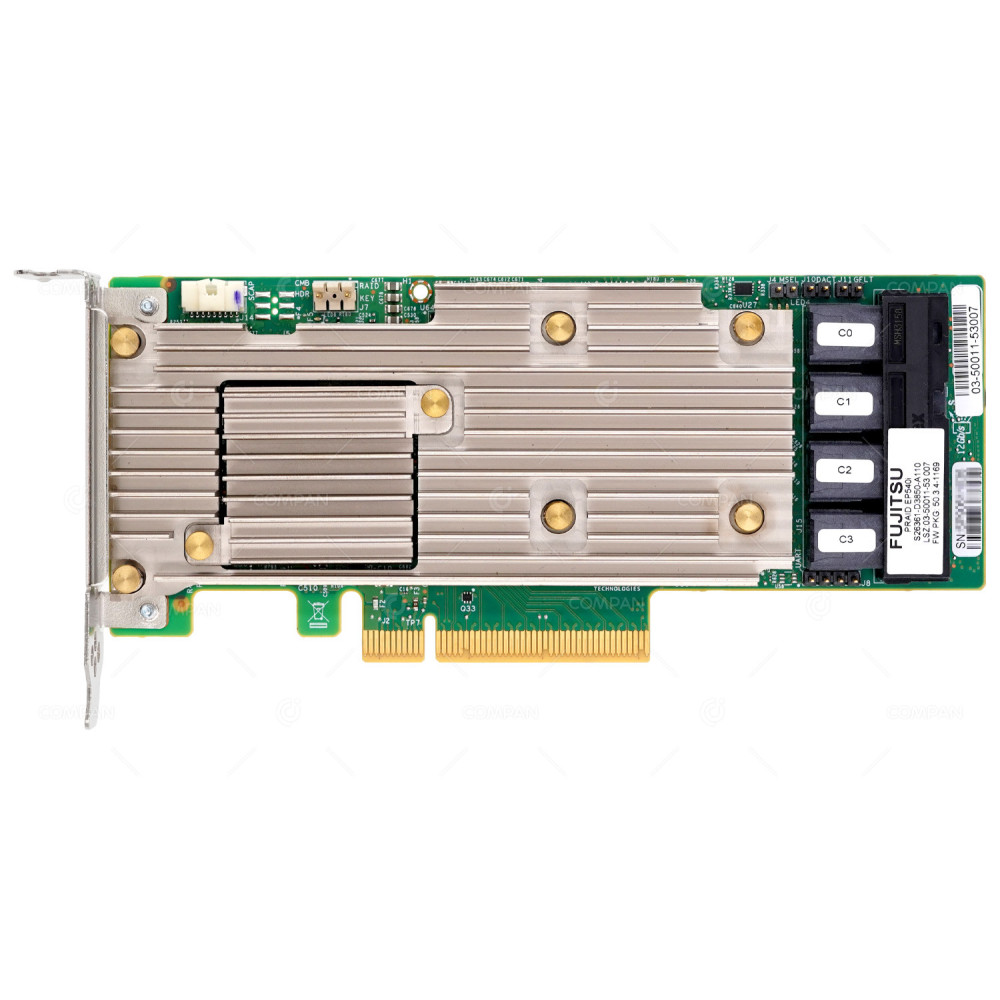 S26361-D3850-A110 LP  FUJITSU EP540I 16-PORT 12G SAS PCIE X8 MODULAR RAID CONTROLLER LOW PROFILE FOR RX4770 M5